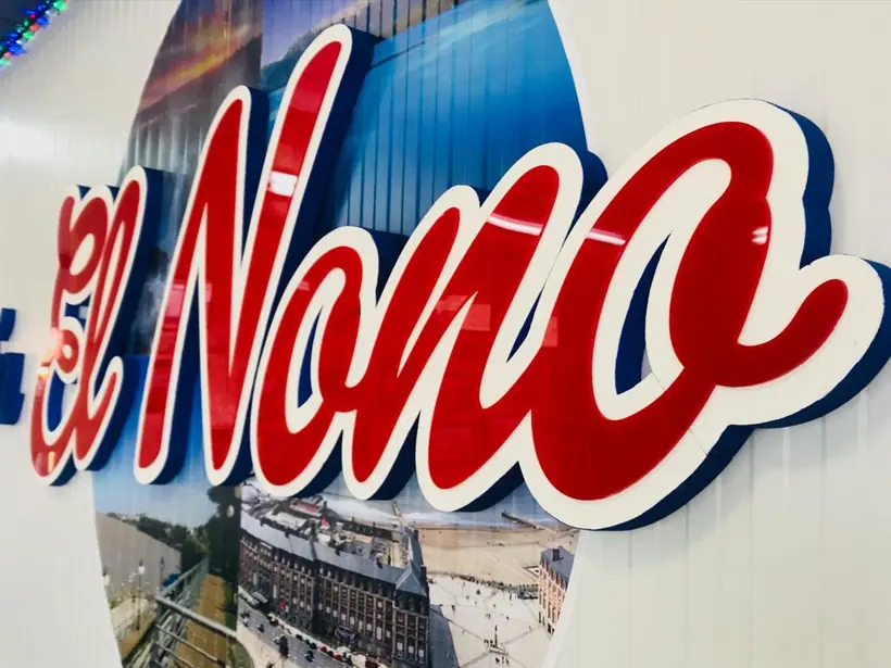 El Nono — Corpóreas con relieve y contorno. Trabajo realizado por Zengráfica en San Lorenzo, Santa Fe.
